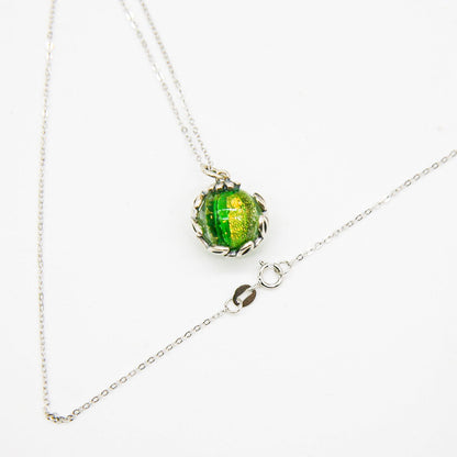 Planet Murano Aroma Necklace - Aurum Verdant | Energy & Healing | Diffuse on the go