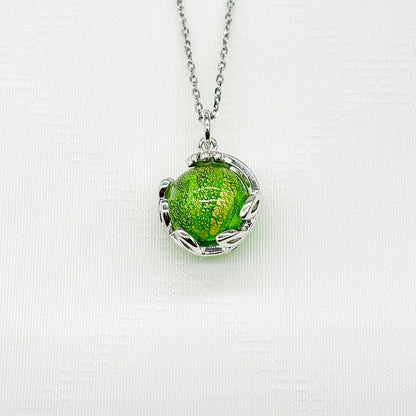 Planet Murano Aroma Necklace - Aurum Verdant | Energy & Healing | Diffuse on the go