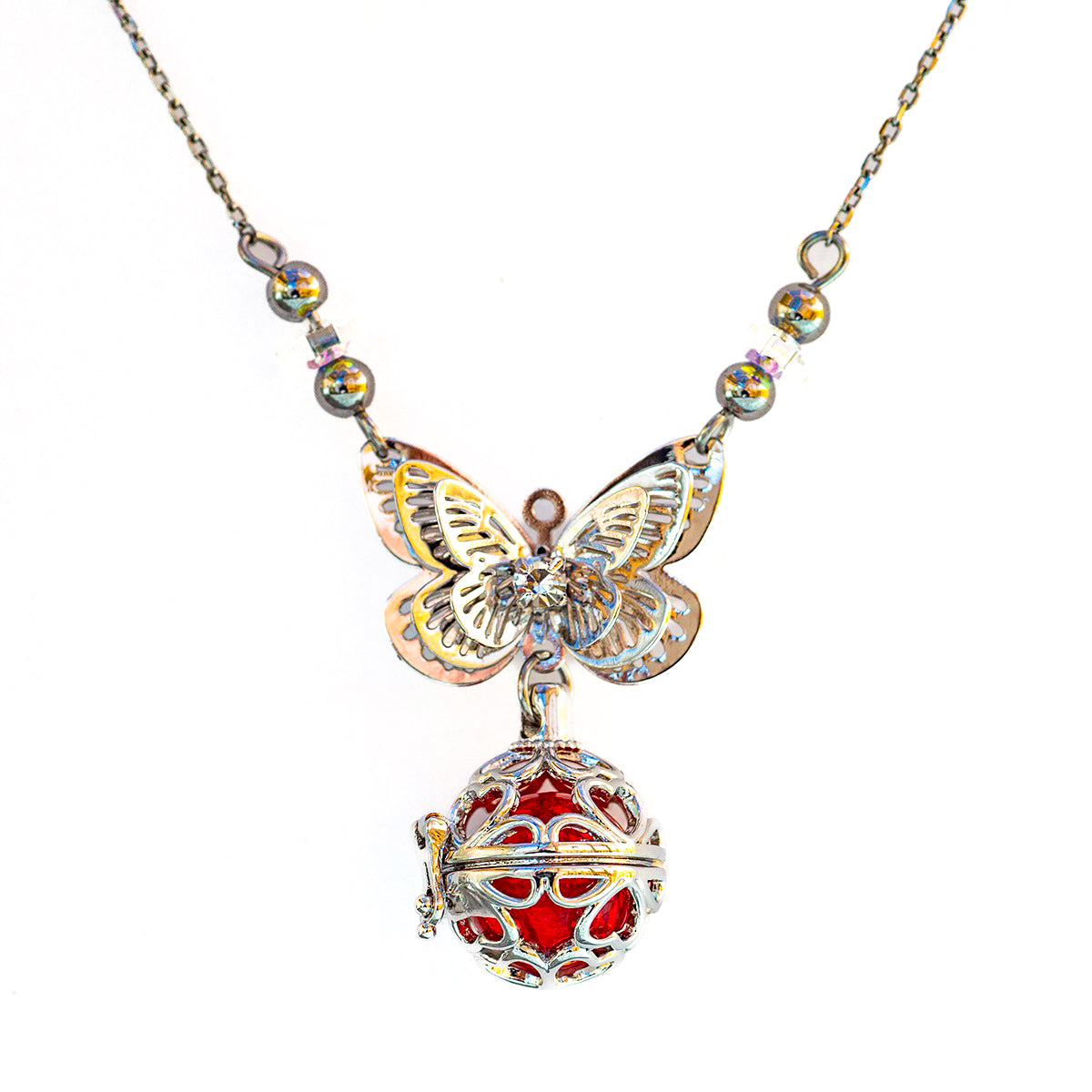 Butterfly Aroma Necklace | Energy & Healing | Diffusing on the go | Birthday Gift