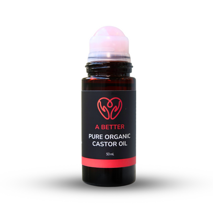 Pure Organic Castor Oil - Amber Glass Bottle